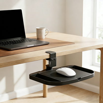 Harovex® Under-Desk Mouse Tray & Storage Drawer